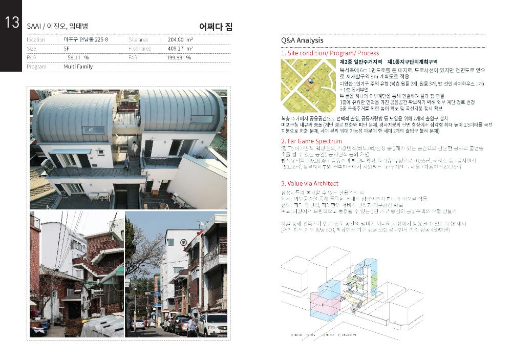 한국관 《용적률 게임》 참여 36개 건축작품 분석자료 이미지 파일