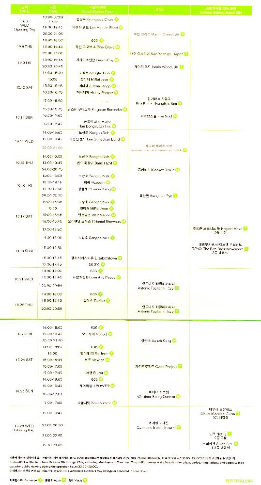 2015년 Festival285 미친광장(美親狂場)프로그램북 2