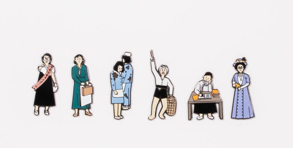 2016년 《우리에게도 계보가 있다: 외롭지 않은 페미니즘》 뱃지 1