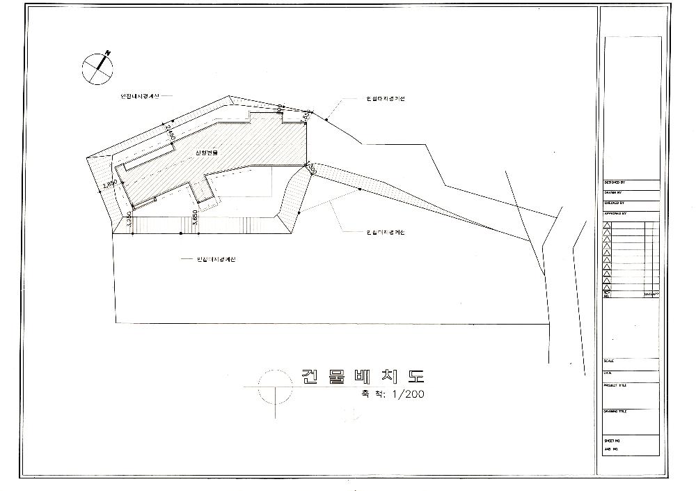 김용익 양평 자택 건물배치도 3