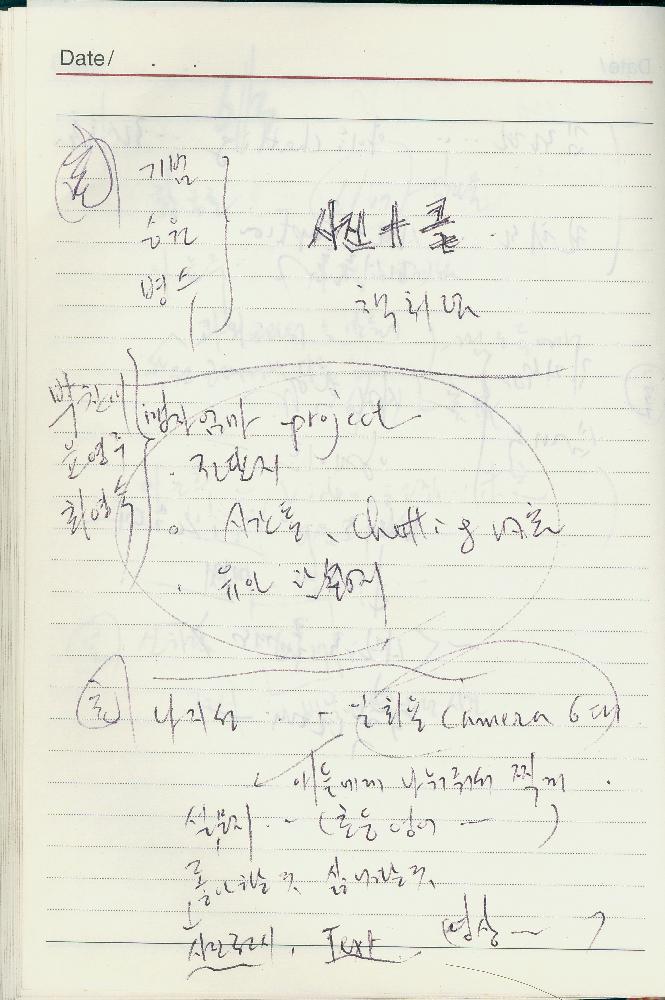 2003년 3월 4일부터 2004년 4월 4일까지 김용익 다이어리