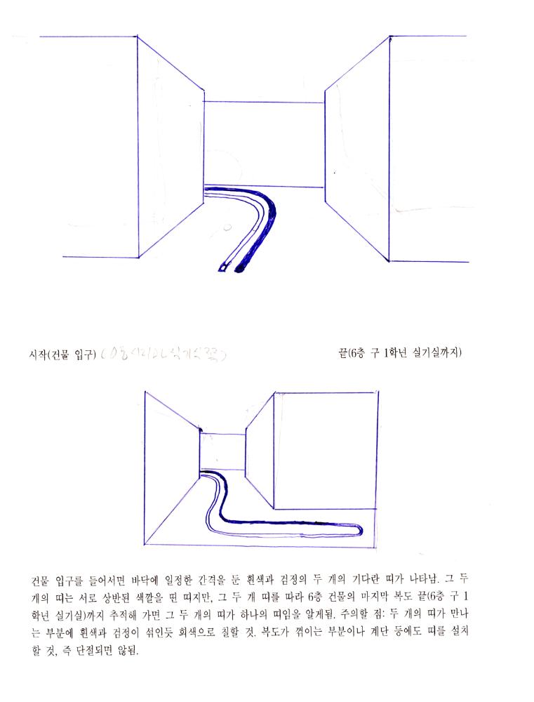 1998년 5월 《보충의 보충 supplement of supplement》 경원대학교 참여학생 작업 계획서