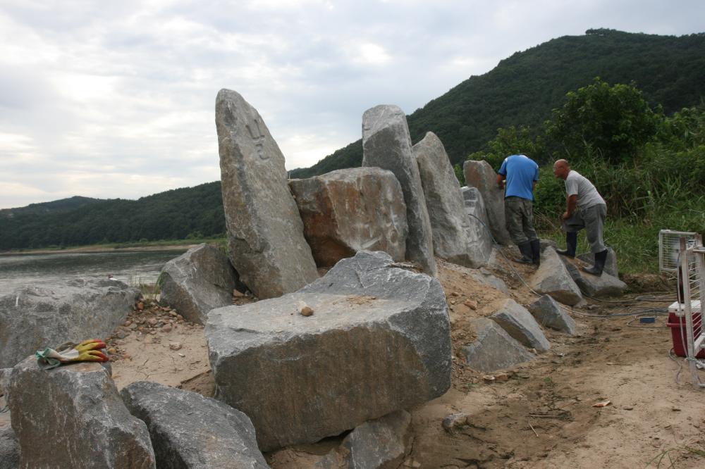 〈날 그냥 흐르게 좀 내버려둬〉 작업과정 사진