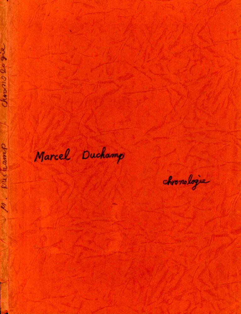 『Marcel Duchamp : Chronologie』 제본 1