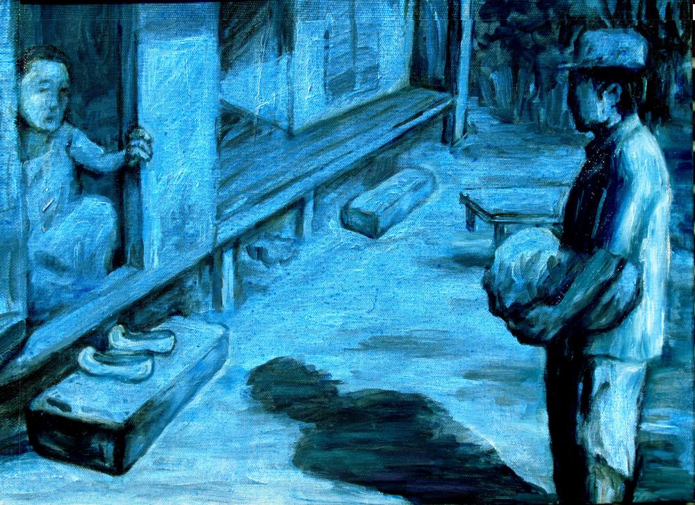 2007년 1월 8일 『한겨레』 황석영 연재소설 「바리데기」 1장 4회 삽화 1