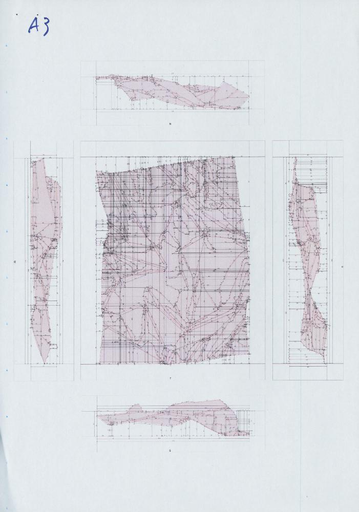 2013년 〈Elaborate diagrams for intended impossible completeness(불가능을 위한 정교한 도면)〉 제작을 위한 스케치 4