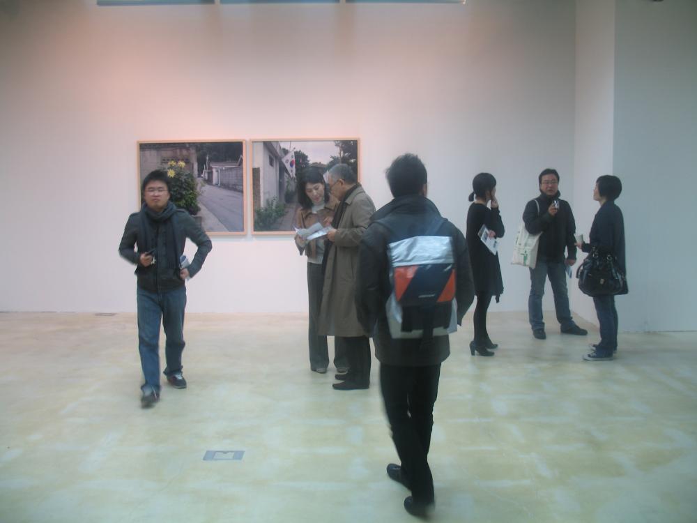 2009년 강홍구 개인전 《사라지다：은평뉴타운에 관한 어떤 기록》 개막식 사진파일