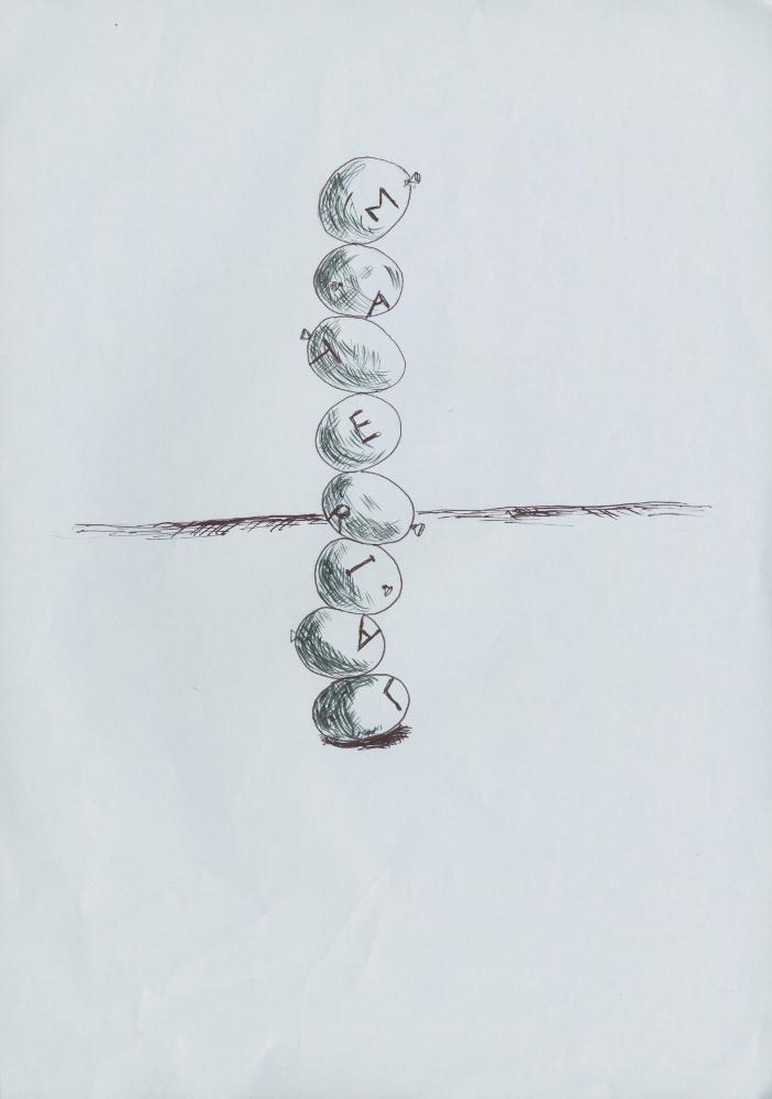 2012년 〈Material〉 구상 스케치 1