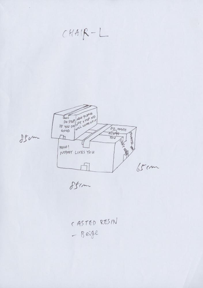 2011 〈Stairs Construction-Soapbox〉의자L 아이디어 스케치 1