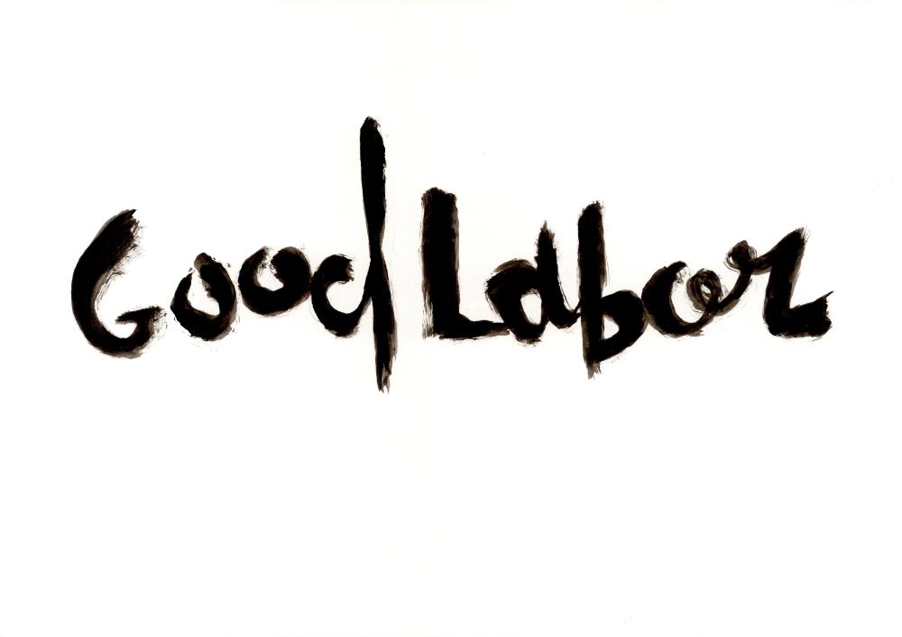 Good Labor Bad Art 손글씨 1