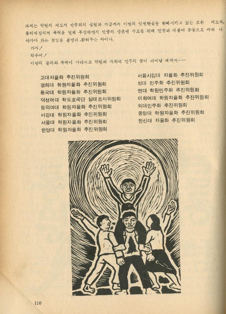 1985년 『민중미술과 함께 보는 80년대 민중·민주운동 자료집(Ⅱ)』