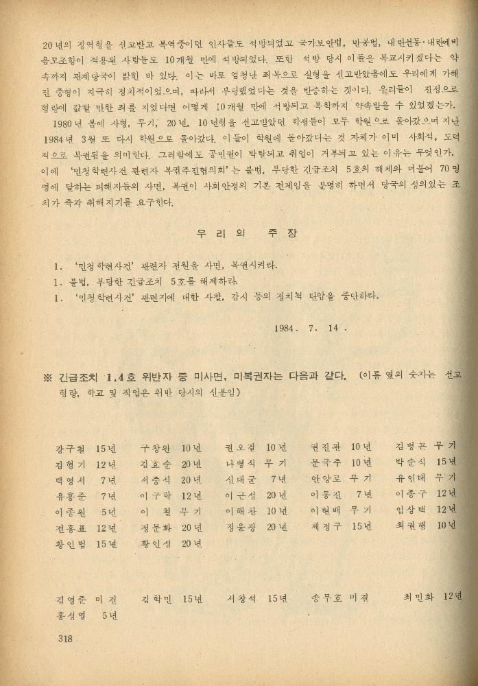 1985년 『민중미술과 함께 보는 80년대 민중·민주운동 자료집(Ⅱ)』