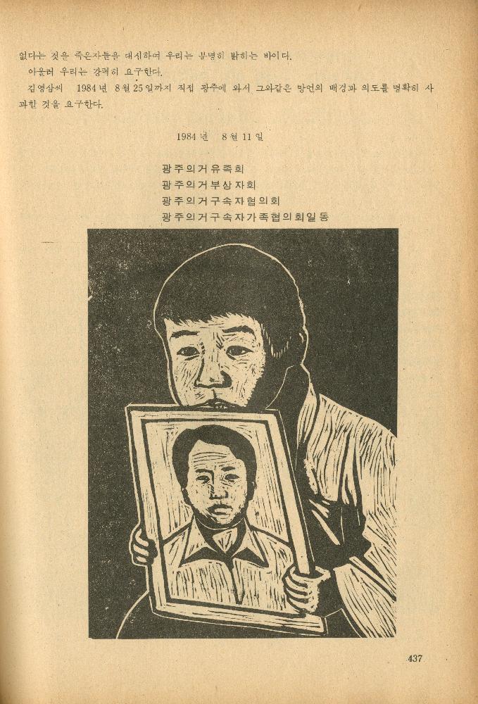 1985년 『민중미술과 함께 보는 80년대 민중·민주운동 자료집(Ⅱ)』