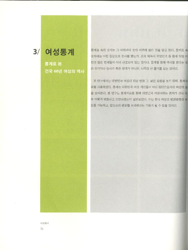 2008년 여성부 건국60주년 기념 《여성60년사, 그 삶의 발자취》 도록