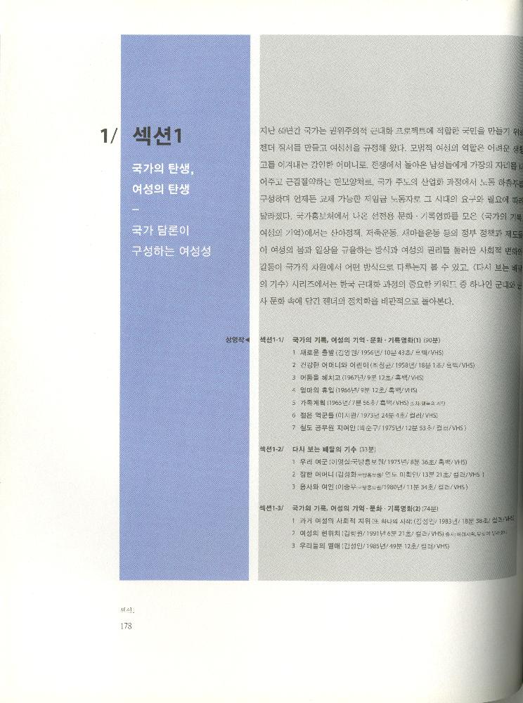 2008년 여성부 건국60주년 기념 《여성60년사, 그 삶의 발자취》 도록
