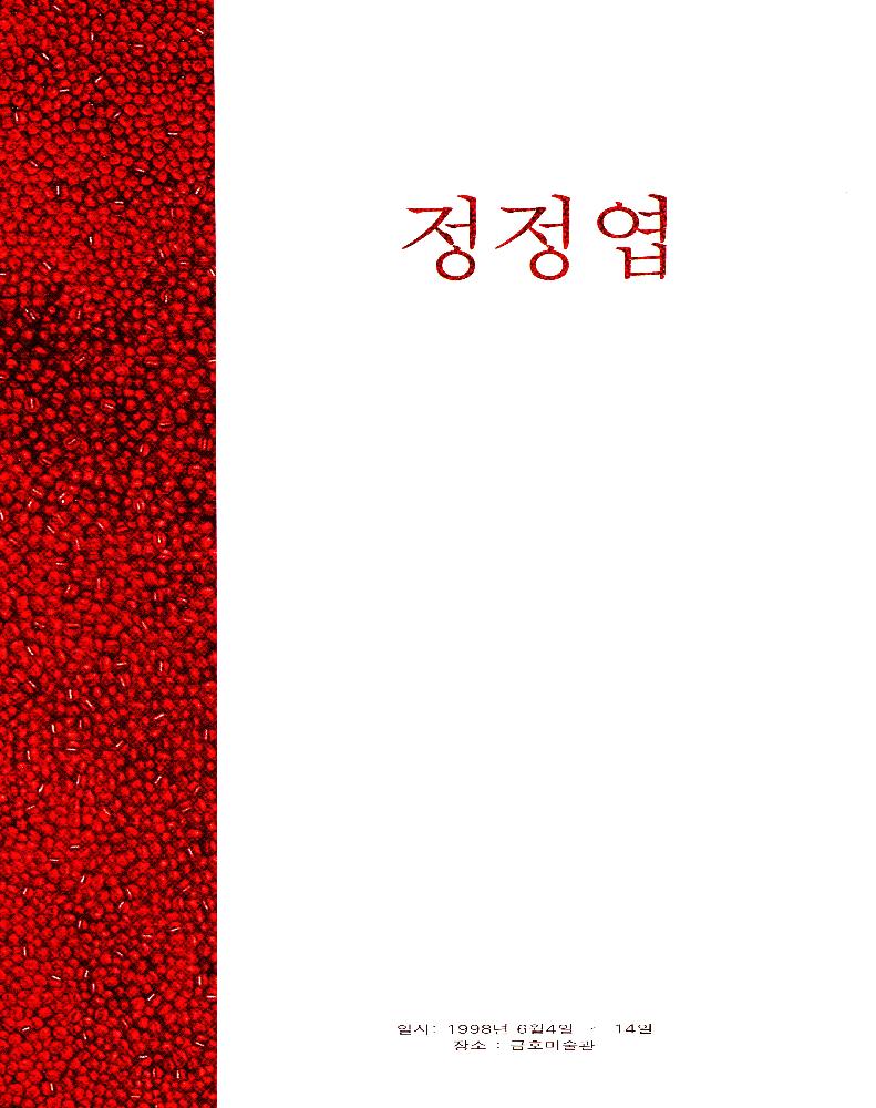 1998년 《정정엽 2st Solo exhibition》 금호미술관, 도록 1