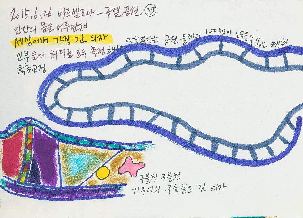 2015년 정정엽 여행노트: 스페인