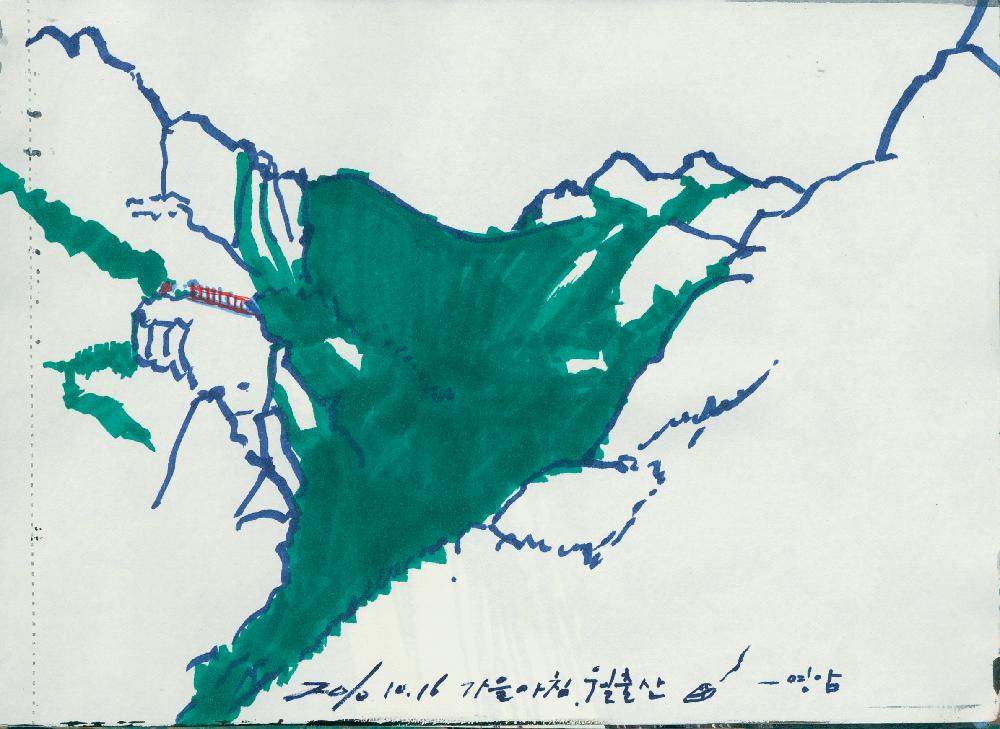 2010년 정정엽 여행노트: 한국 강진, 여수, 해미, 태백, 회령포, 고창, 증도, 제주, 월출산