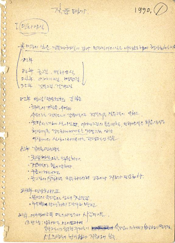 1990년 두렁 재건을 위한 모임의 두렁 작품평가