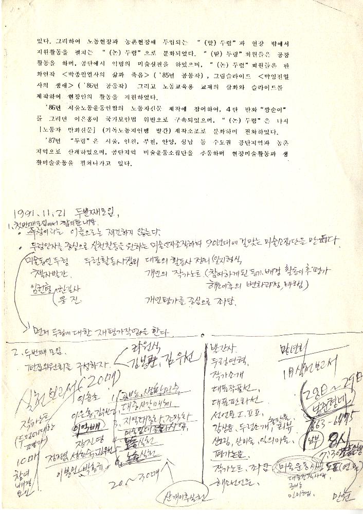 1991년 두렁에 관한 소개글 2