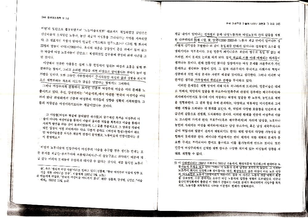 2003년 『한국여성철학』 제3호, 「한국 여성주의 미술에 나타난 재현과 그 의의」 복사본 3