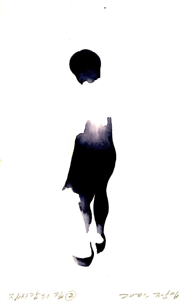2000년 ‘집사람’ 시리즈 《집사람의 집》(2000) 초안 드로잉 2 1