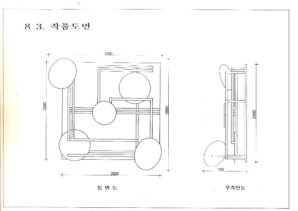 1996년 9월 미술장식품 심의 신청서 국제방송교류재단 신축사옥