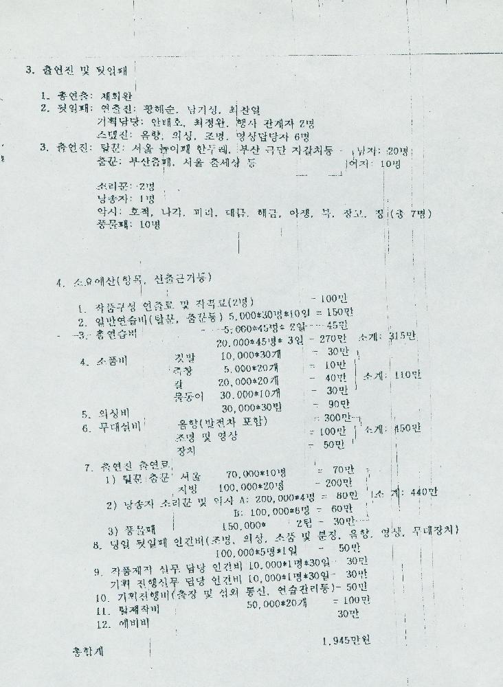 《동학 100주년 기념전》 관련 문서 스크랩