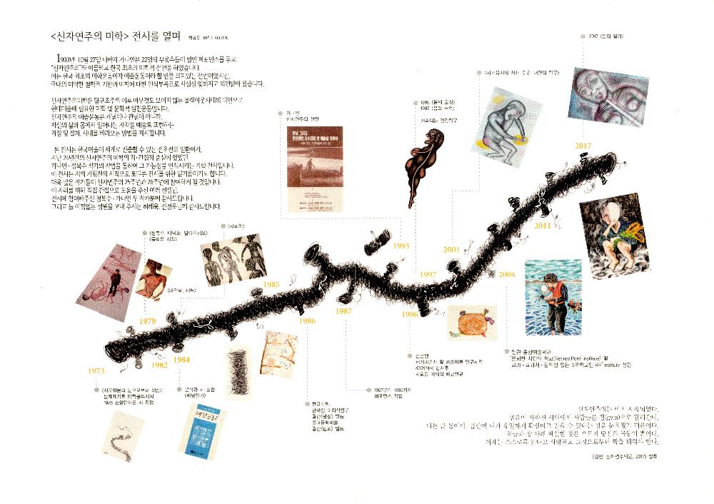 2017년 가나인, 정복수 2인전 《신자연주의 미학》 리플릿 2