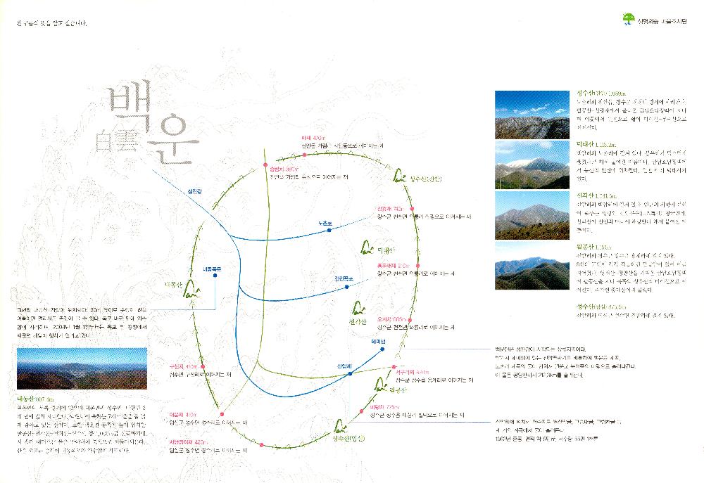 2006년 진안군 백운면 마을 조사단 리플릿 2