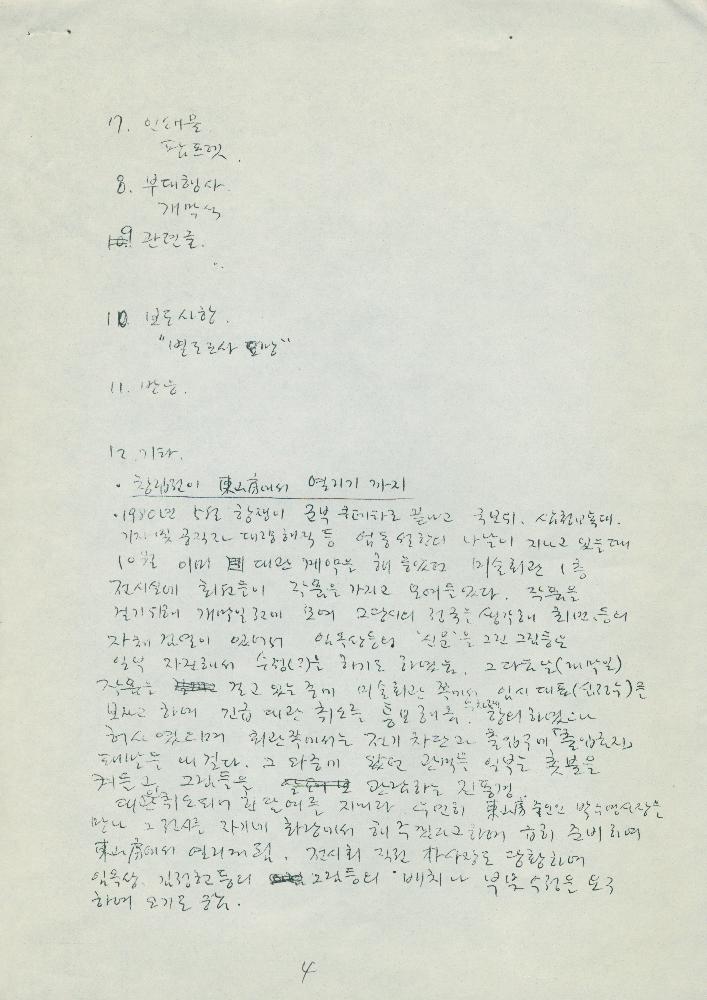 《행복의 모습》, 《창립전》 전시 기획안 4