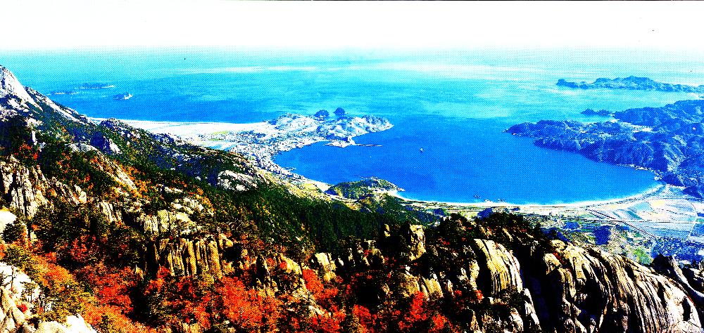 1998년 백남식의 <金剛山(금강산) The Kumgang Mountains 삼일포(三日捕)와 장전항(長箭港)> 사진 엽서 3