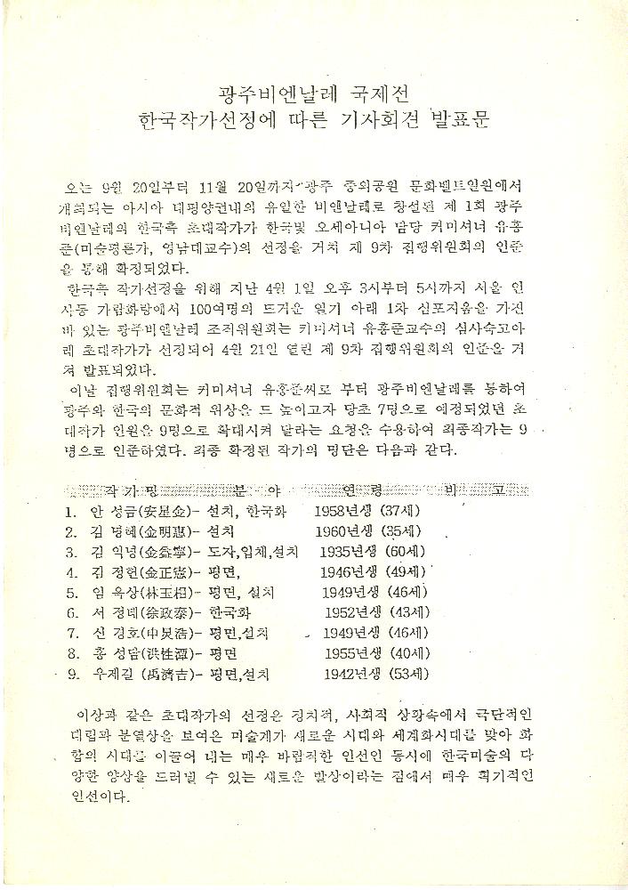 ≪광주비엔날레≫ 관련 파일 2