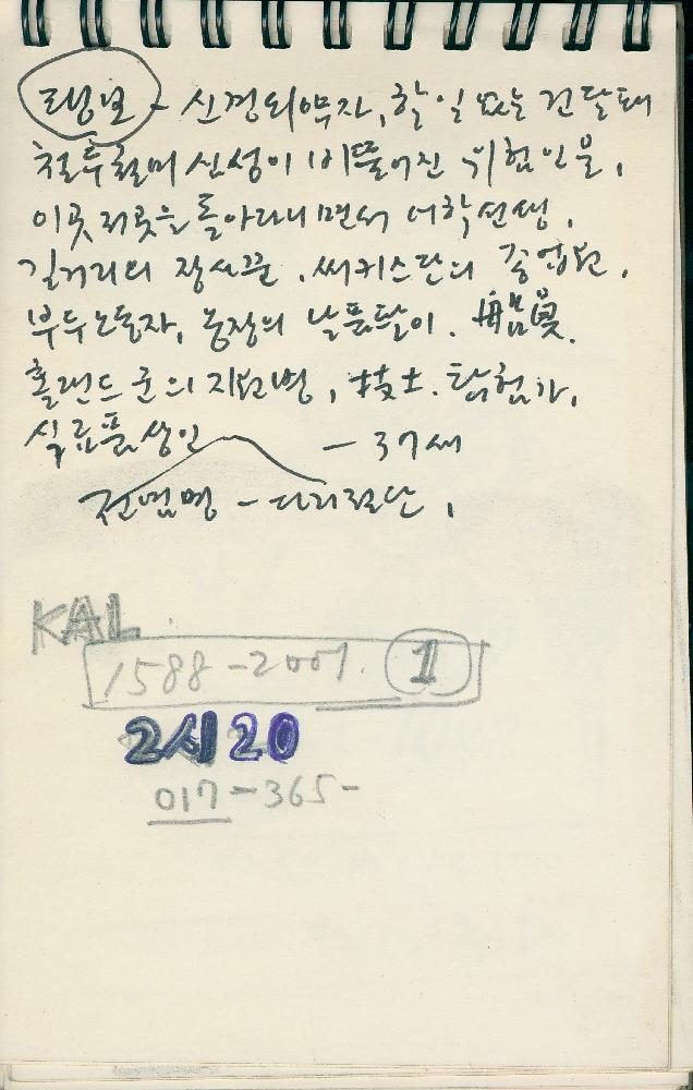 김정헌의 작가노트_까치, 무궁화, 모자, 밥상 등의 사물 드로잉 및 메모 7