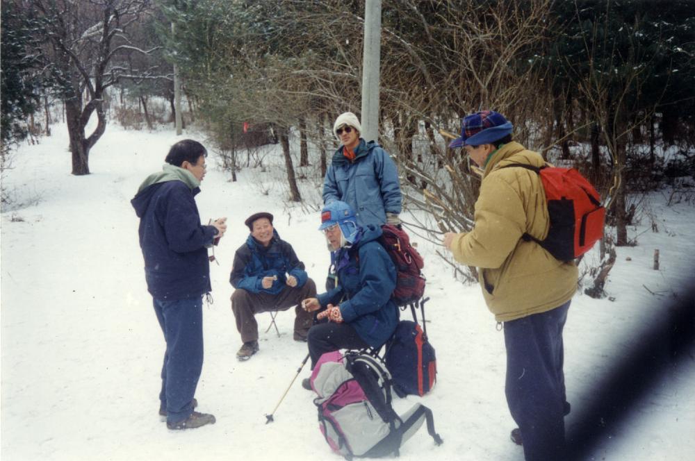 태백산 등산 사진