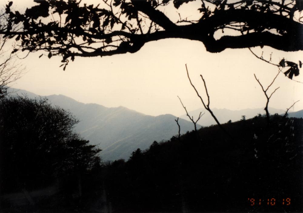 1991년 10월 민족미술 협의회 회화2분과 ≪조국의 산하전≫ 지리산 답사관련 사진 6