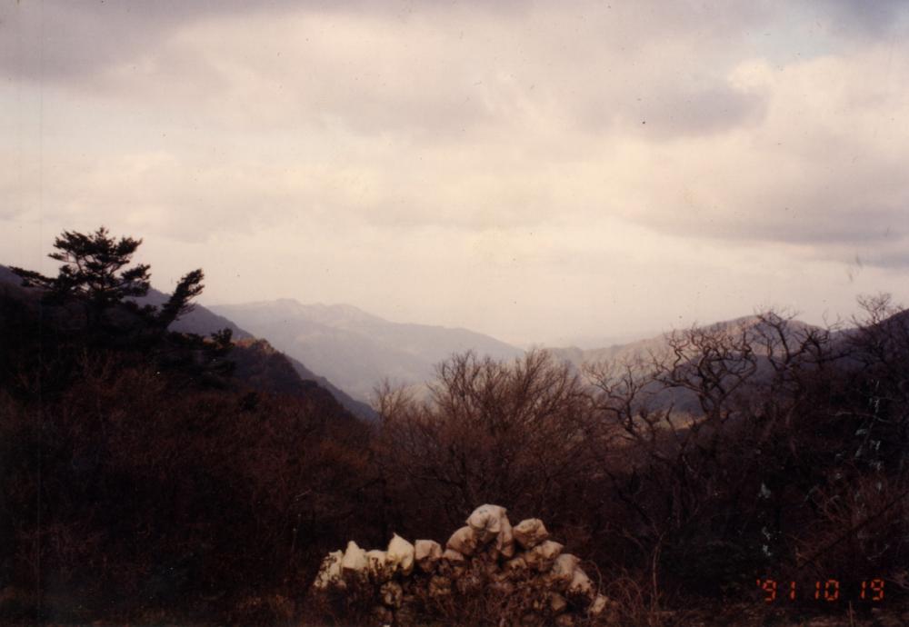 1991년 10월 민족미술 협의회 회화2분과 ≪조국의 산하전≫ 지리산 답사관련 사진