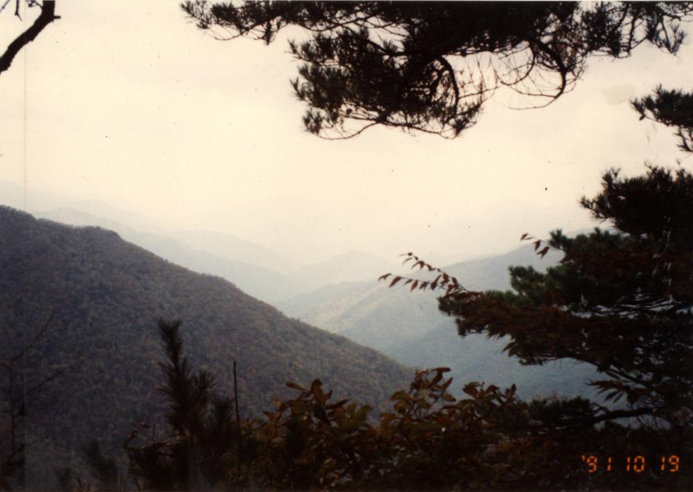 1991년 10월 민족미술 협의회 회화2분과 ≪조국의 산하전≫ 지리산 답사관련 사진