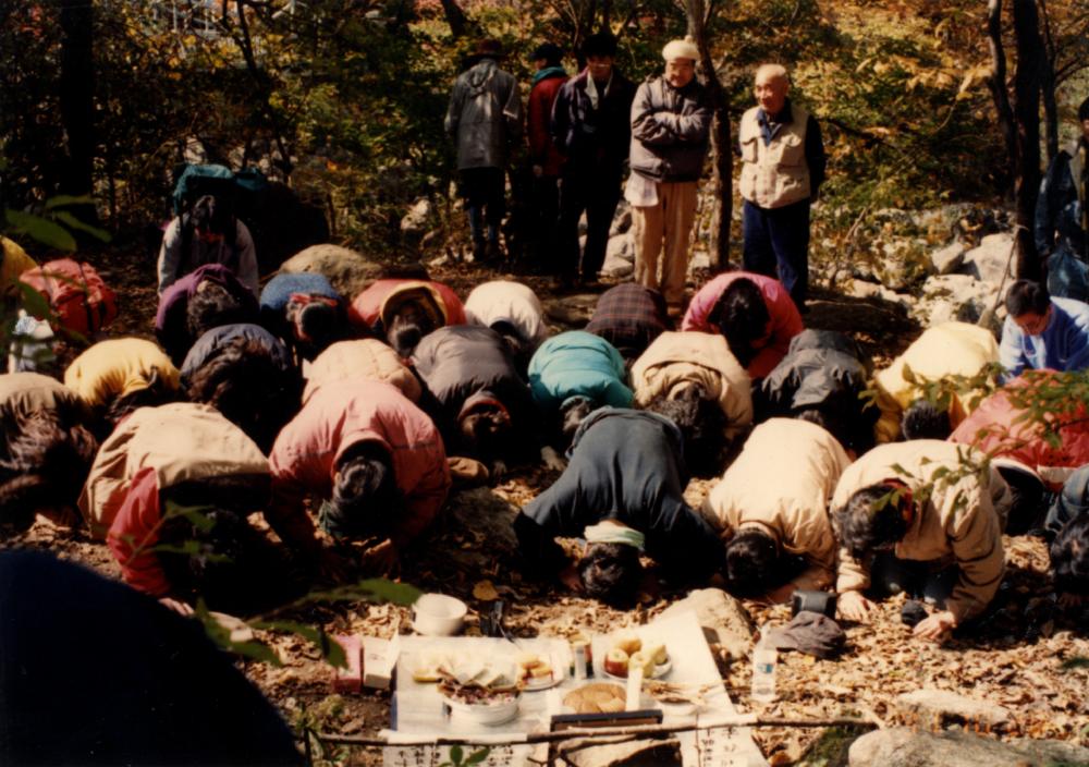 1991년 10월 20일 민족미술연합회 [지리산 답사]관련 사진 6