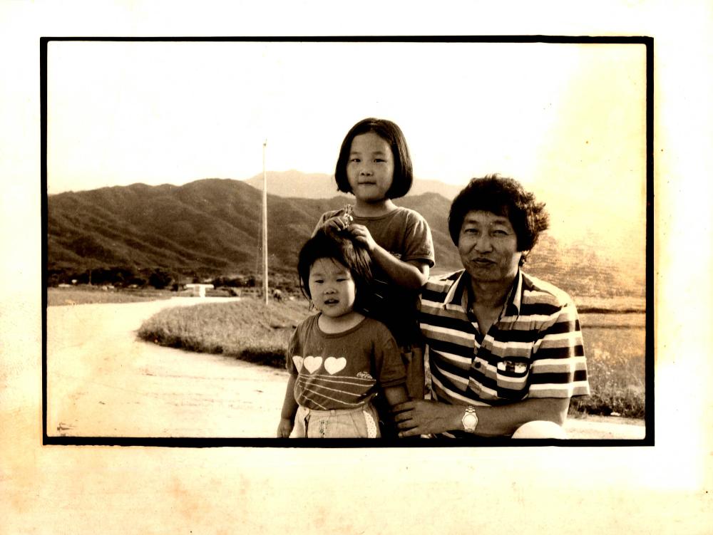 1989년 김정헌과 김정헌 자녀분들을 촬영한 사진 1