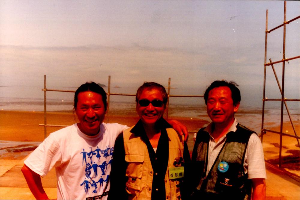 2000년 6월 새만금 건설 반대 캠페인 사진 1