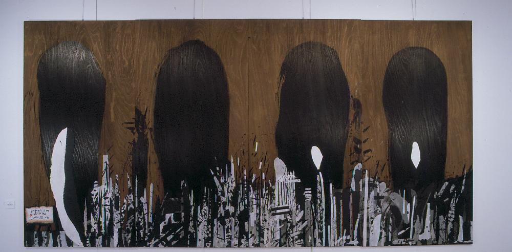 1994년 3월 30일 예술의 전당 《동학농민운동 100주년 기념전-새야새야 파랑새야》 참여작가 작품사진필름 앨범