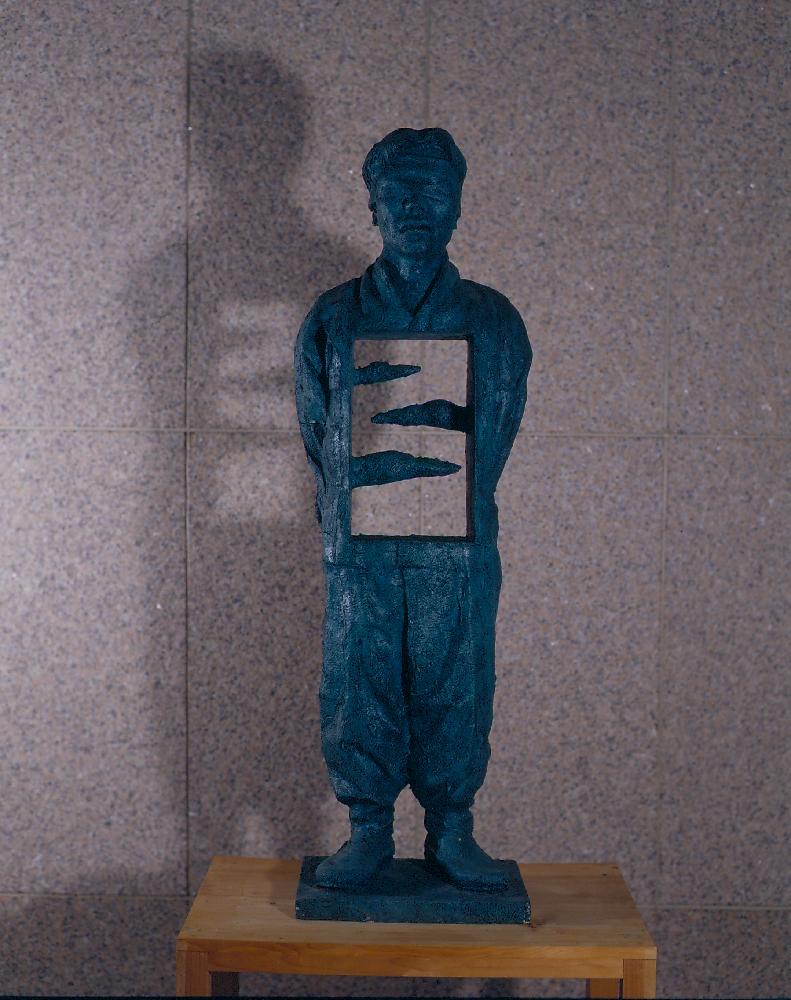 1994년 3월 30일 예술의 전당 《동학농민운동 100주년 기념전-새야새야 파랑새야》 참여작가 작품사진필름 앨범