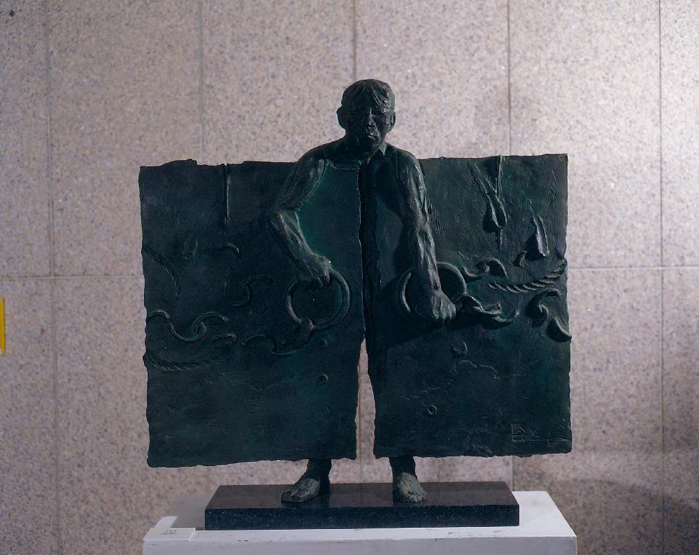 1994년 3월 30일 예술의 전당 《동학농민운동 100주년 기념전-새야새야 파랑새야》 참여작가 작품사진필름 앨범