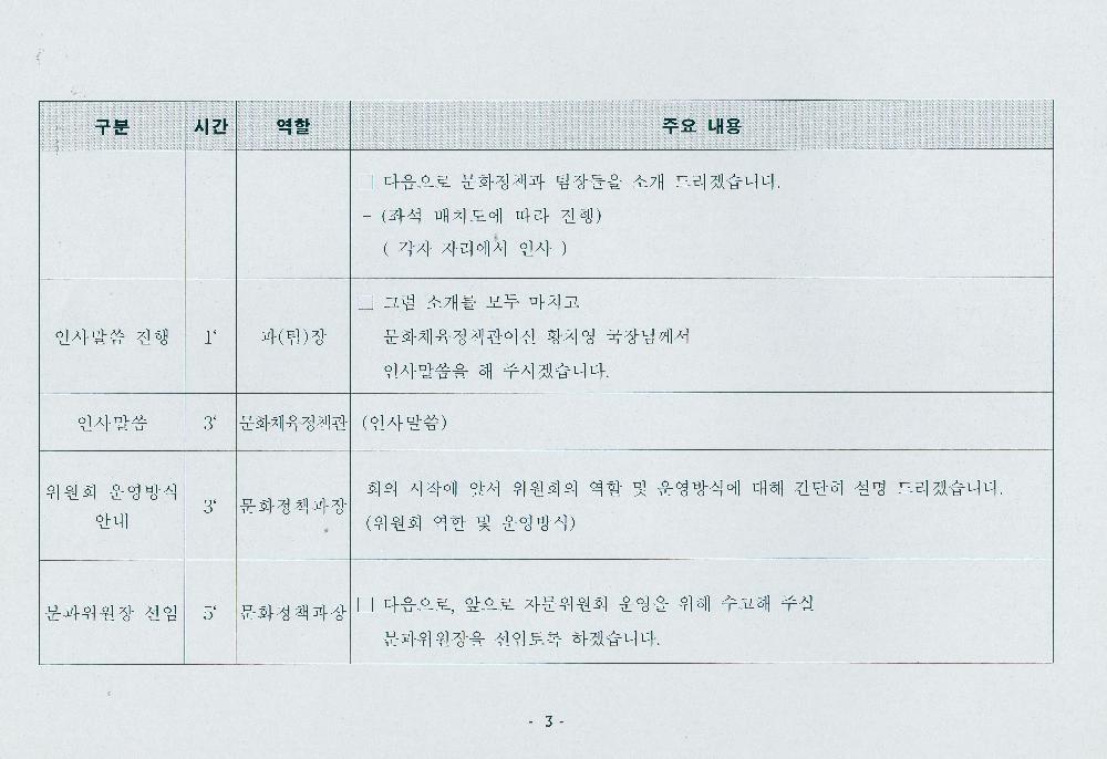 제 2차 문화도시정책 자문위원회 시나리오 3