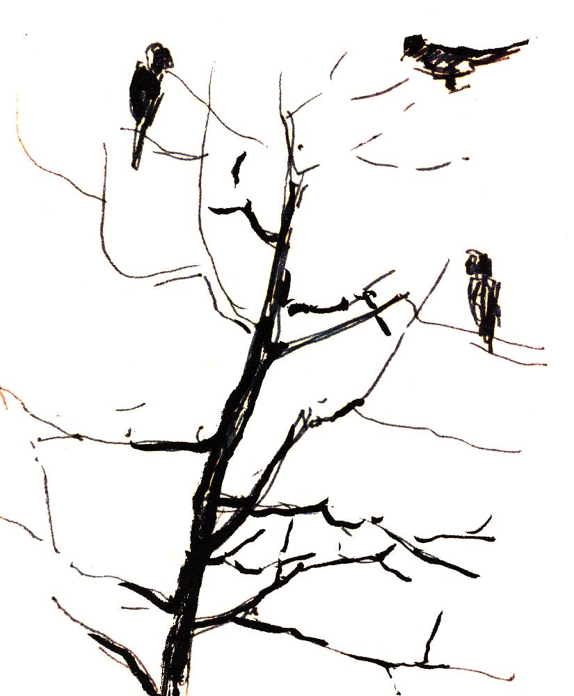1989년 6월 10일 김정헌의 작가노트_「풀 되리라」 시와 풍경 관련 드로잉