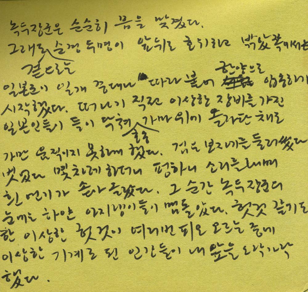 2005년 9월 27일부터 2006년 1월 13일까지 김정헌의 작가노트_여성누드, 일본, 중국 드로잉