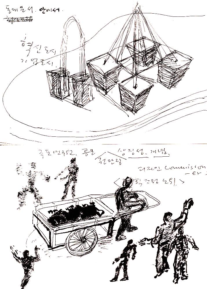 2011년 6월 23일부터 7월까지 김정헌의 작가노트_부탄, 일본 여행 일지 및 드로잉 6