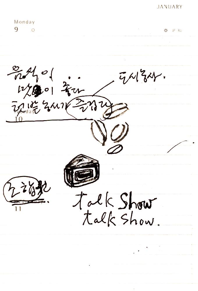 2012년 김정헌의 작가노트_문화, 문래, 마을 관련 메모 및 드로잉 5