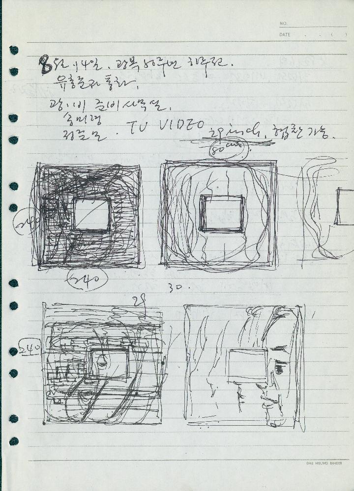 [광주 비엔날레 관련 드로잉]